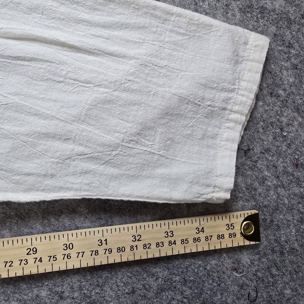 Vintage International Male XXL Harem Pants Ivory Drop Crotch 100% Cotton USA - Picture 7 of 11
